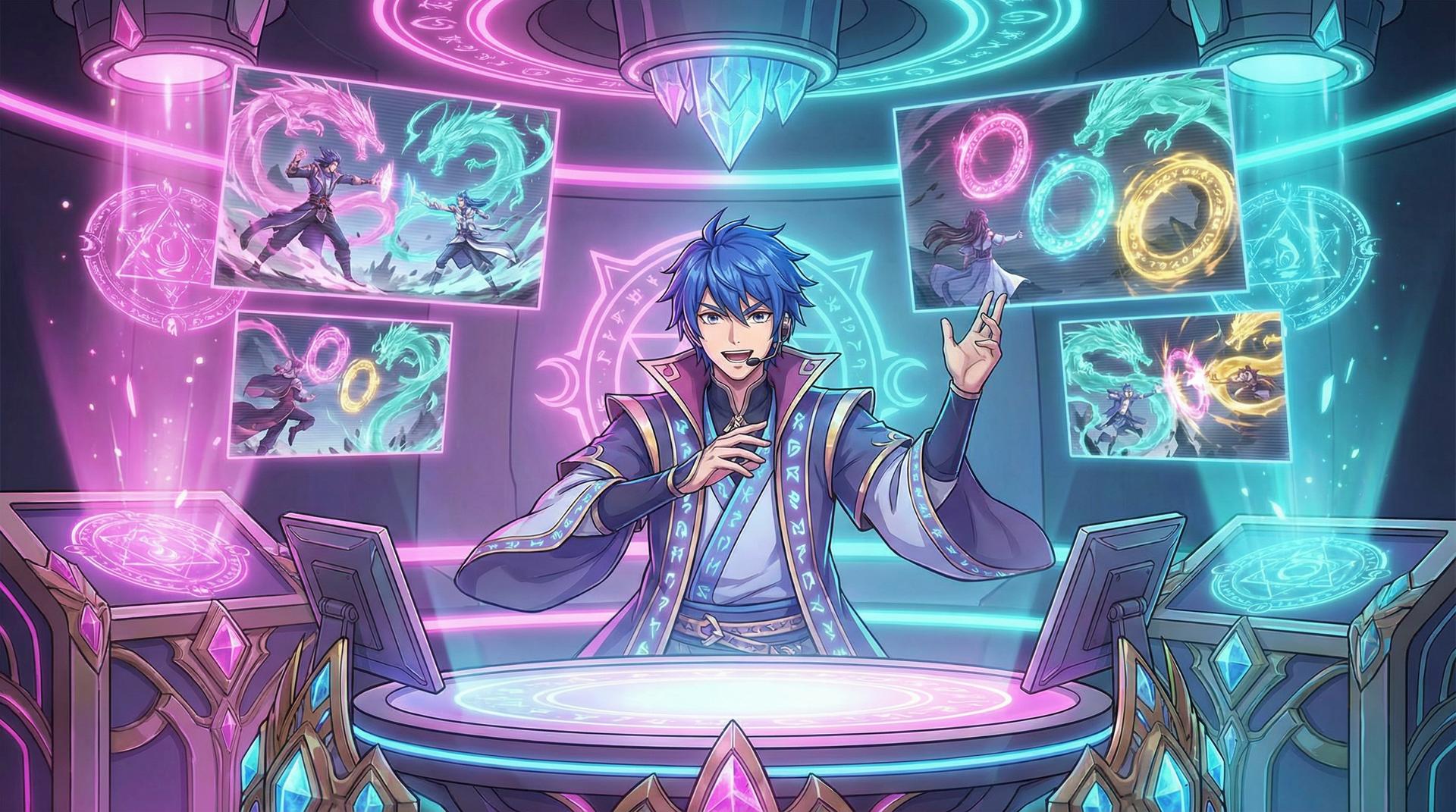 男同网游戏解说视频